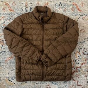 Men's Uniqlo Brown Puffer Jacket